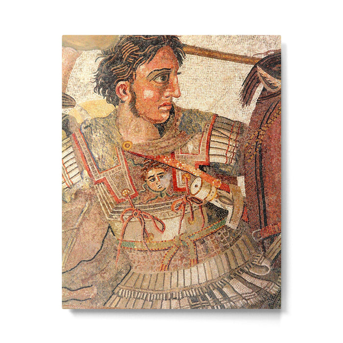 Battle Of Issus Mosaic Alexander The Great Metal Print Gallery Image 1