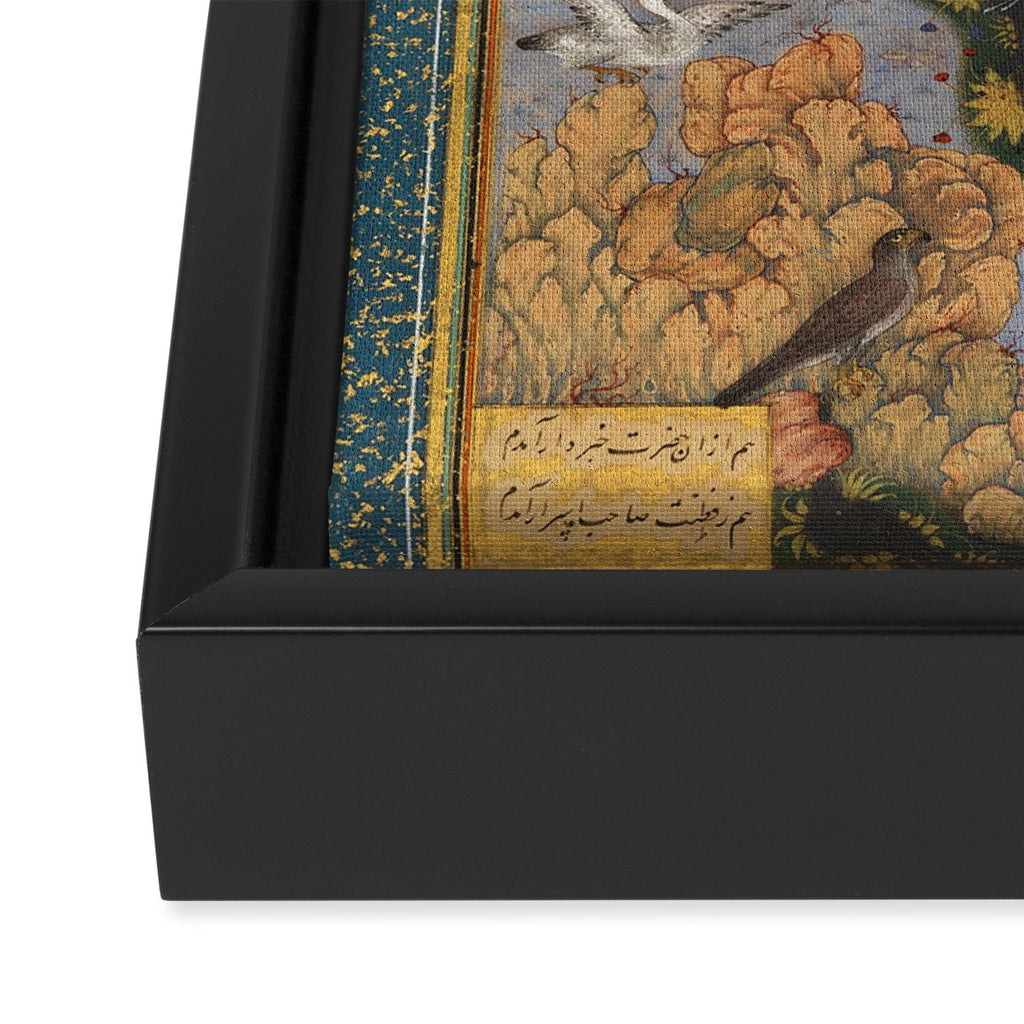 Concourse Of The Birds By Habiballah Of Sava Framed Canvas Print Gallery Image 3