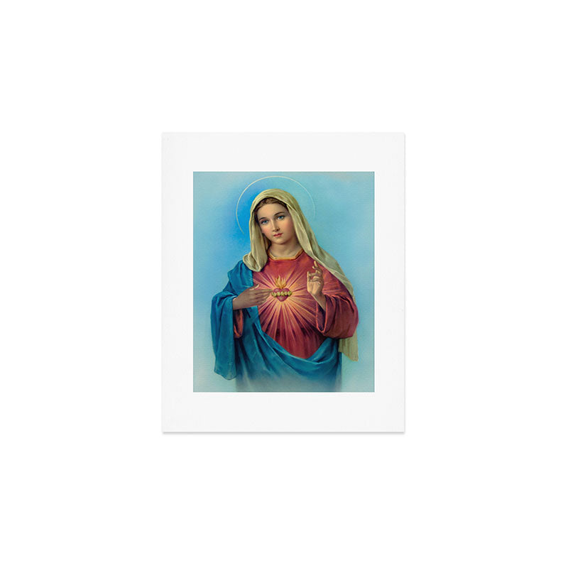 Immaculate Heart Of Mary Art Print Gallery Image 1