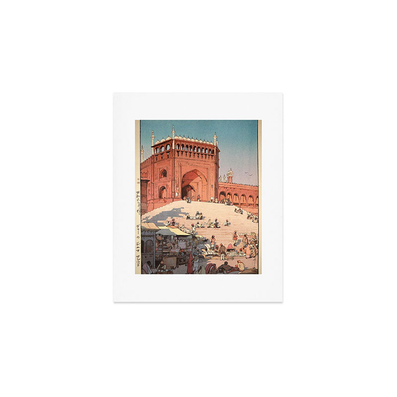 Jami Masjid Delhi From The India And Southeast Asia Series By Yoshida Hiroshi Art Print Gallery Image 1