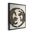 Japanese Tigers By Yatsuo No Tsubaki Framed Canvas Print Gallery Image 2