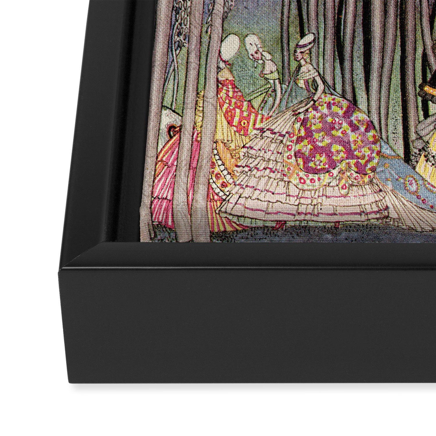 Kay Nielsen Of The Twelve Dancing Princesses From In Powder And Crinoline Framed Canvas Print Gallery Image 3