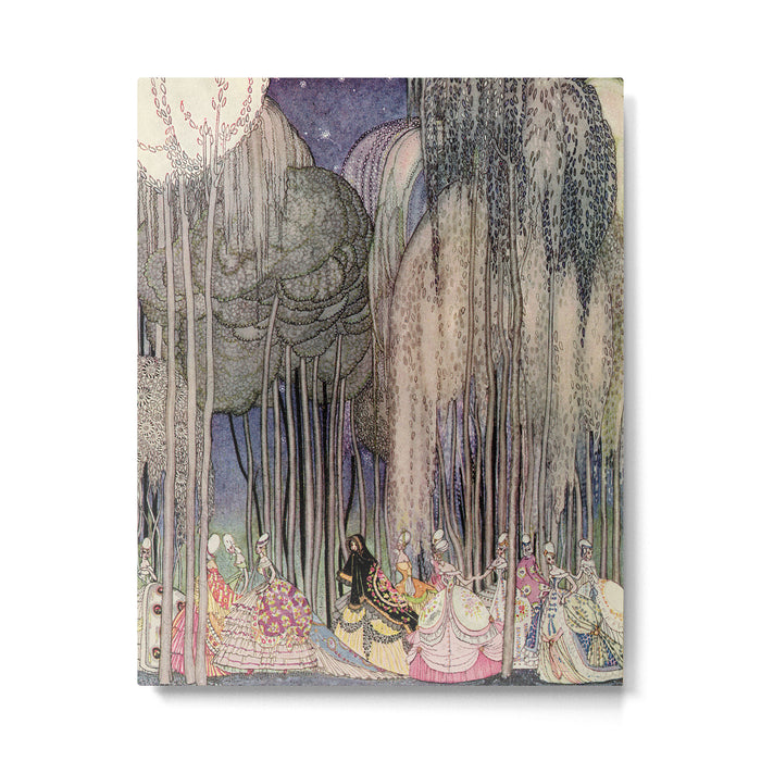 Kay Nielsen Of The Twelve Dancing Princesses From In Powder And Crinoline Metal Print Gallery Image 1