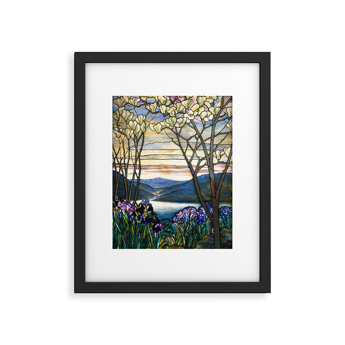 Louis Comfort Tiffany - Magnolias And Irises 1905 Framed Art Print Gallery Image 1