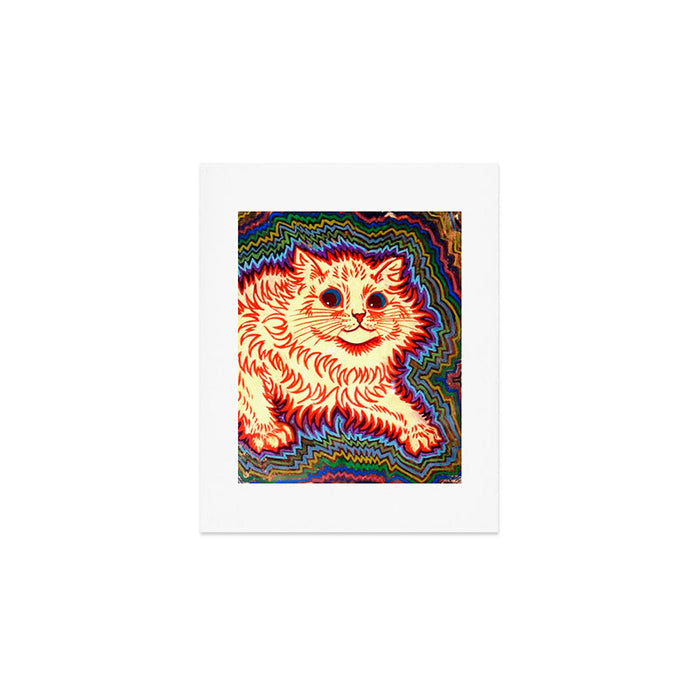 Louis Wain Psychedelic Cat Art Print Gallery Image 1
