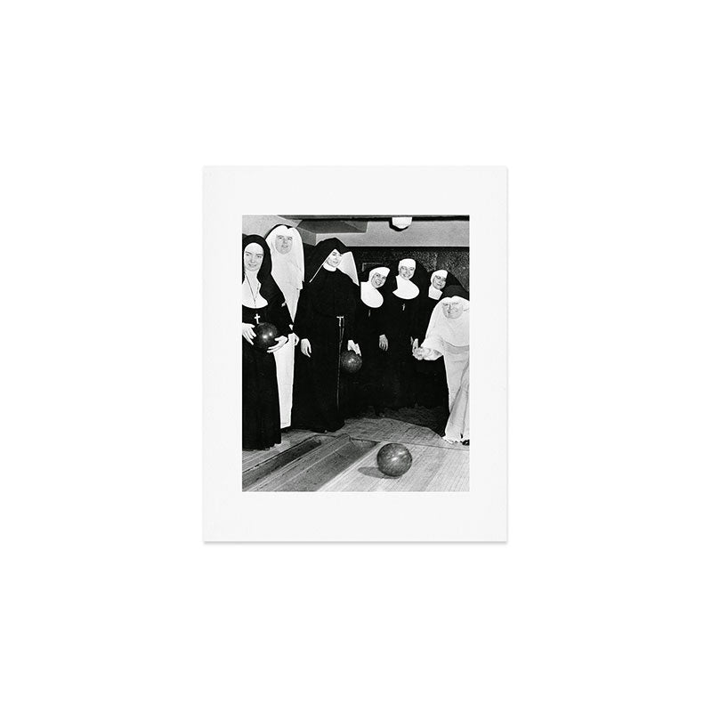 Nuns Bowling Art Print Gallery Image 1