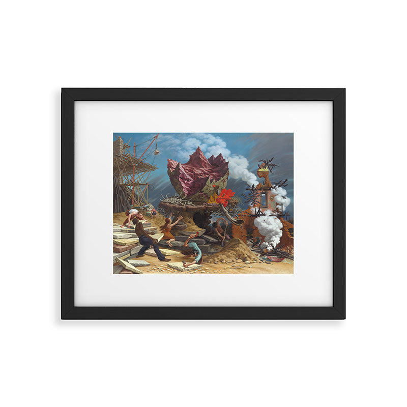 Peter Blume - The Rock Framed Art Print Gallery Image 5