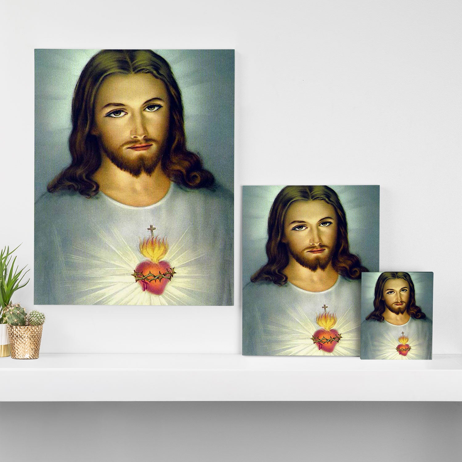 Sacred Heart Of Jesus Canvas Print Gallery Image 3