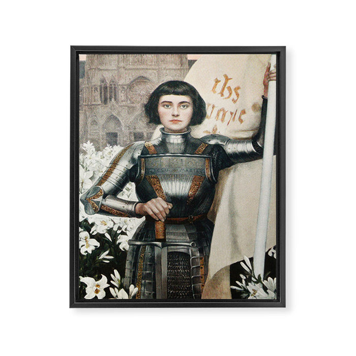 Saint Joan Of Arc Framed Canvas Print Gallery Image 1
