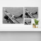 Tennis Players In Flight Gladys Roy And Ivan Unger Canvas Print Gallery Image 3