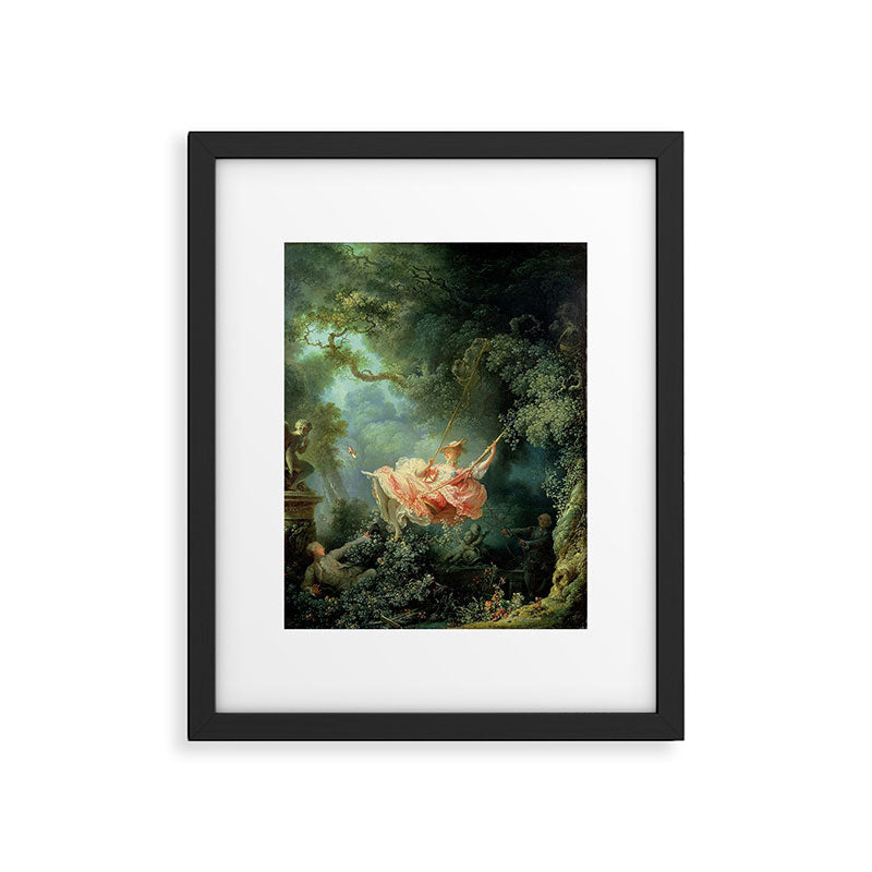 The Swing Painting By Jean-Honoré Fragonard Framed Art Print Gallery Image 5