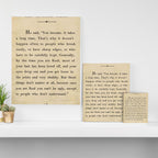 The Velveteen Rabbit Vintage Book Page Literary Quote Canvas Print Gallery Image 3