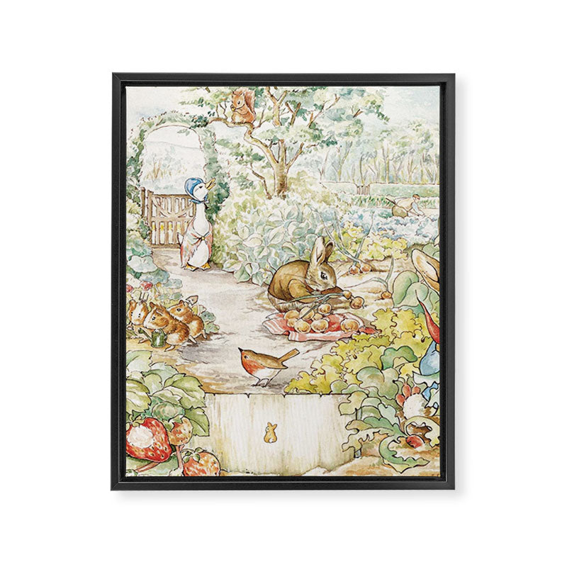 The World Of Beatrix Potter Framed Canvas Print Gallery Image 3