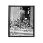 Tour De France Cyclists Drinking Beers Framed Canvas Print Gallery Image 3