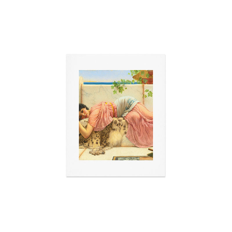 When The Heart is Young - John William Godward Art Print Gallery Image 1