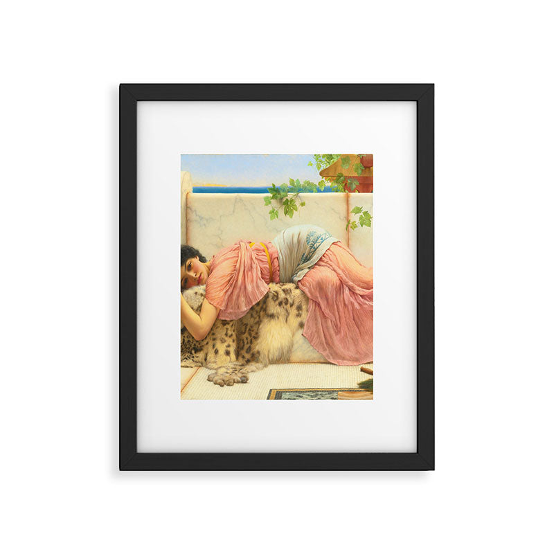When The Heart is Young - John William Godward Framed Art Print Gallery Image 5