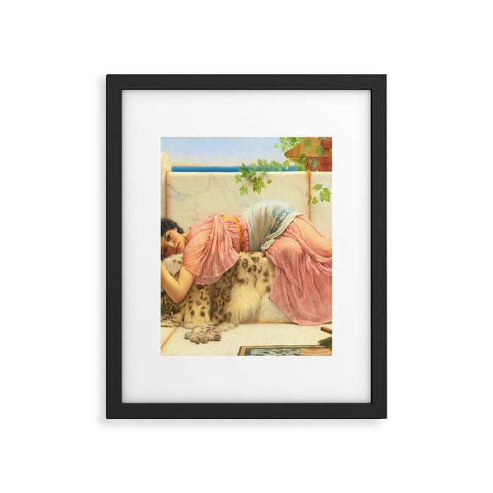 When The Heart is Young - John William Godward Framed Art Print Gallery Image 1
