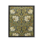 William Morris Pimpernel Restored Pattern Framed Canvas Print Gallery Image 3
