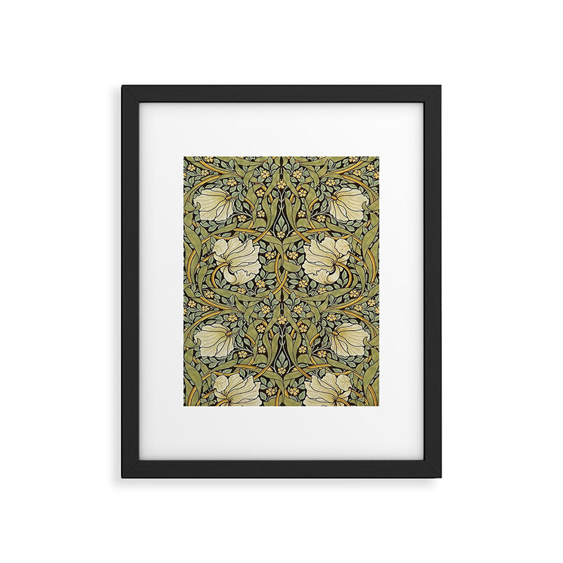 William Morris Pimpernel Restored Pattern Framed Art Print Gallery Image 5