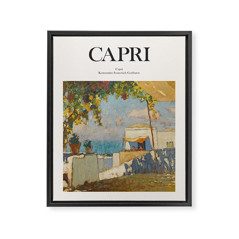 Capri, Italy Framed Canvas Print Gallery Image 6