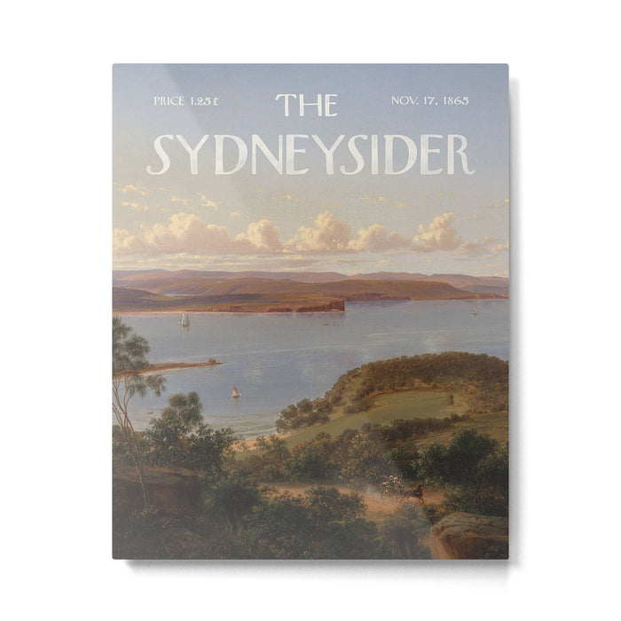 The Sydneysider Vintage Magazine Cover Metal Print Gallery Image 1