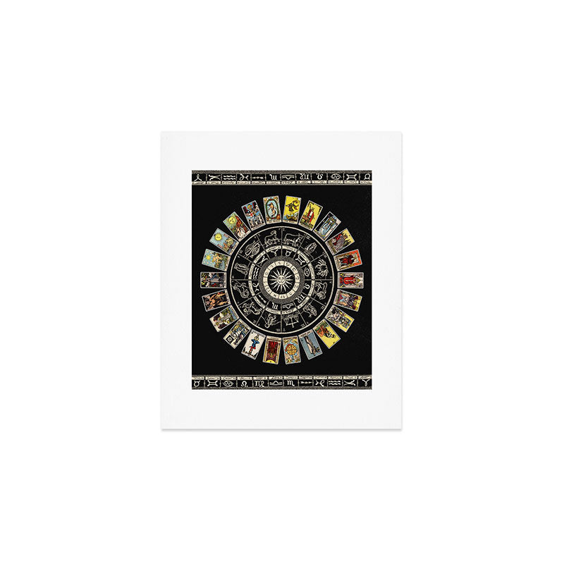 The Major Arcana & The Wheel of the Zodiac Art Print Gallery Image 1