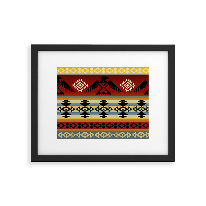Thunderbird | Native American Pattern Framed Art Print Gallery Image 5