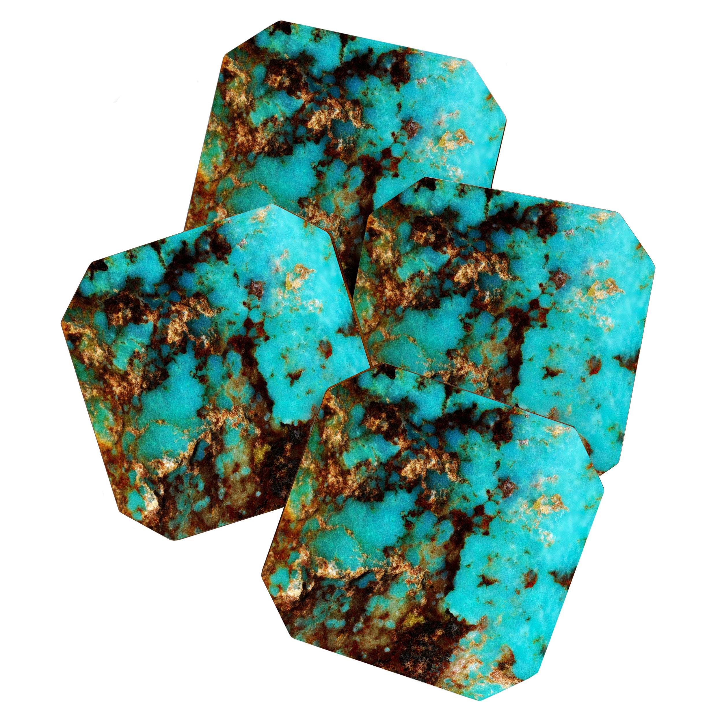 Turquoise I Coaster Gallery Image 1