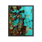 Turquoise I Framed Canvas Print Gallery Image 6