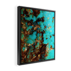 Turquoise I Framed Canvas Print Gallery Image 2