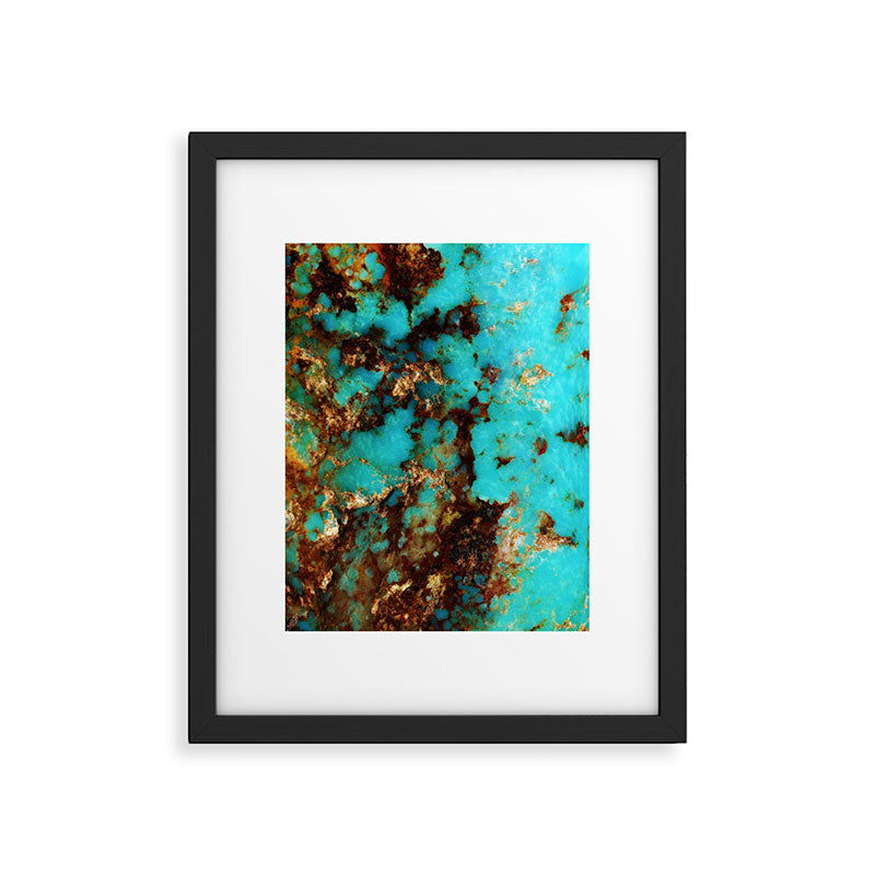 Turquoise I Framed Art Print Gallery Image 5