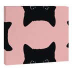 Black Cat Canvas Print Gallery Image 3