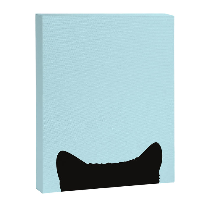 Black cat I Canvas Print Gallery Image 1