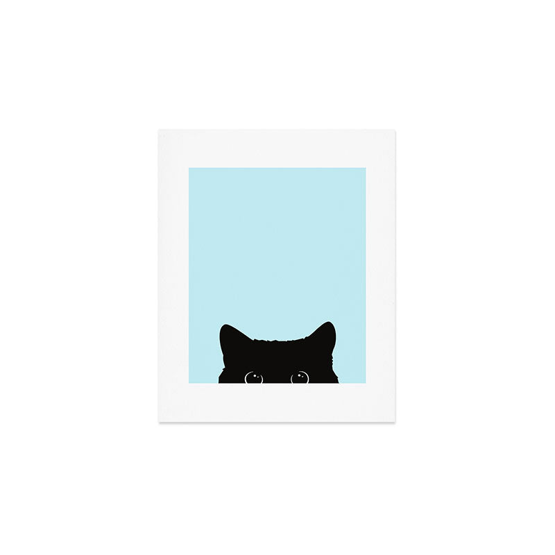 Black cat I Art Print Gallery Image 1