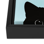 Black cat I Framed Canvas Print Gallery Image 3