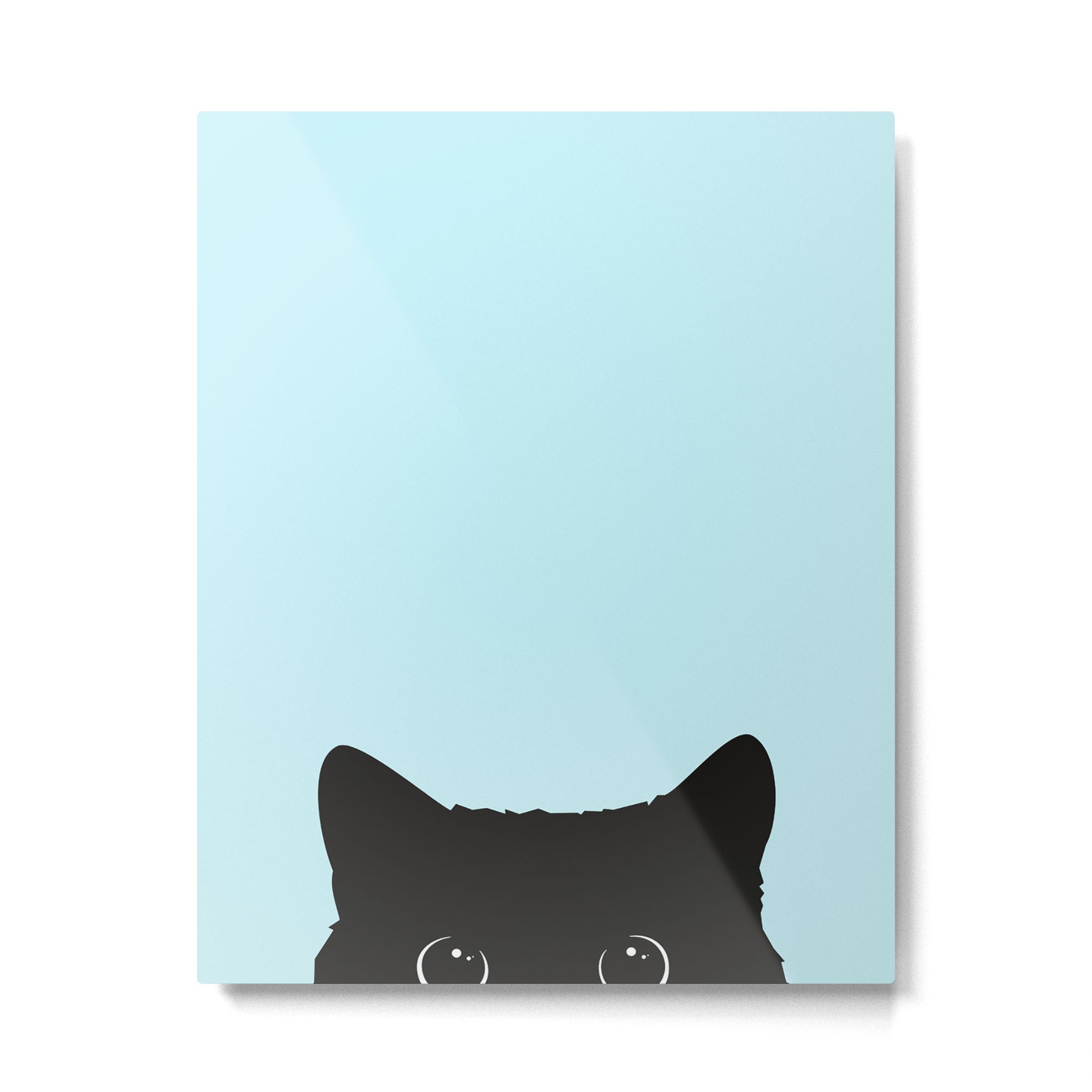 Black cat I Metal Print Gallery Image 6