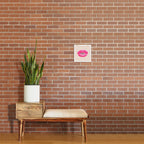 Fashion pink lips I Art Print Gallery Image 2