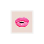 Fashion pink lips I Art Print Gallery Image 1