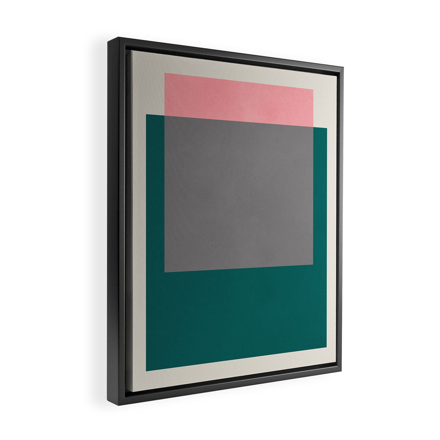 Overlapping colors 1 Framed Canvas Print Gallery Image 2