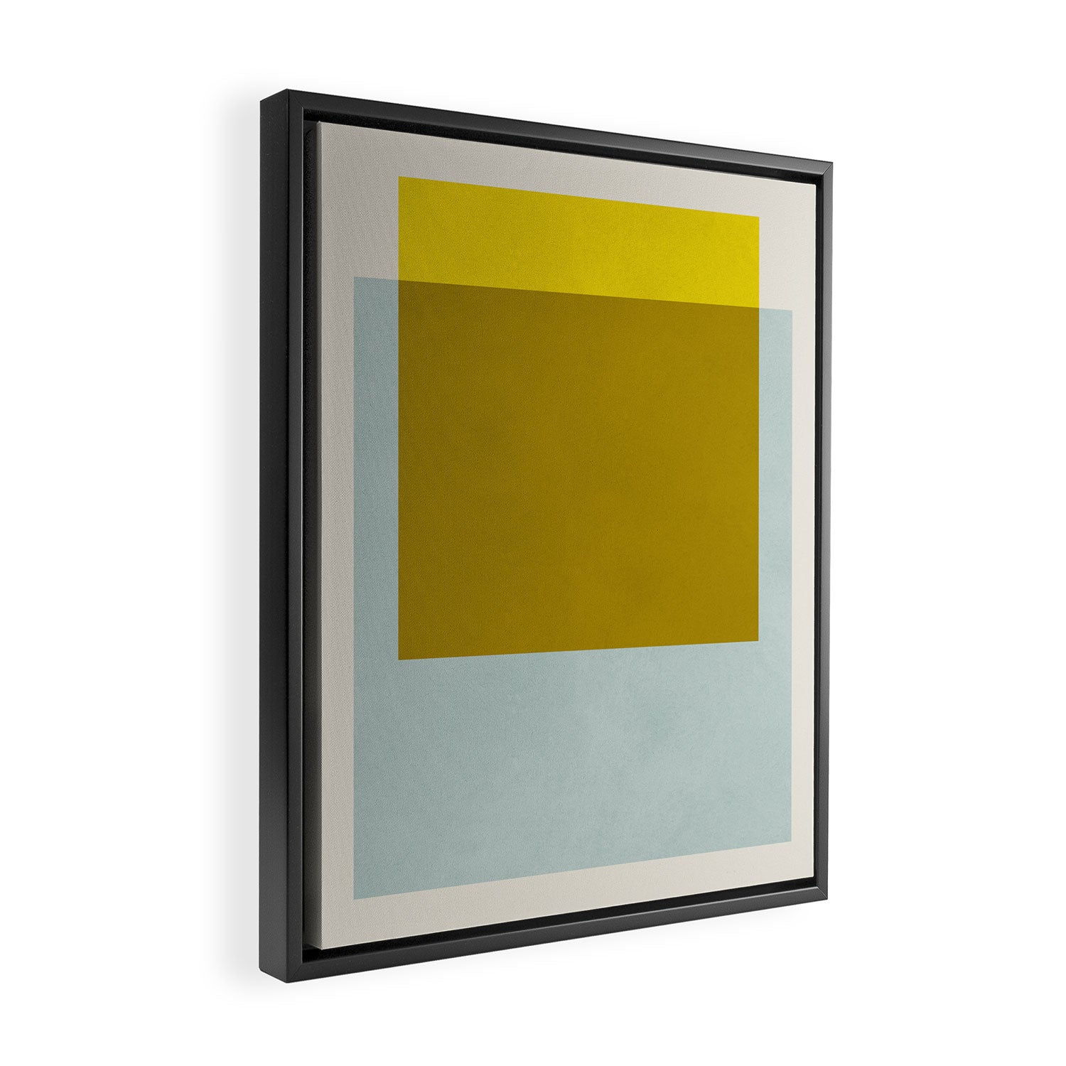 Overlapping colors 2 Framed Canvas Print Gallery Image 2