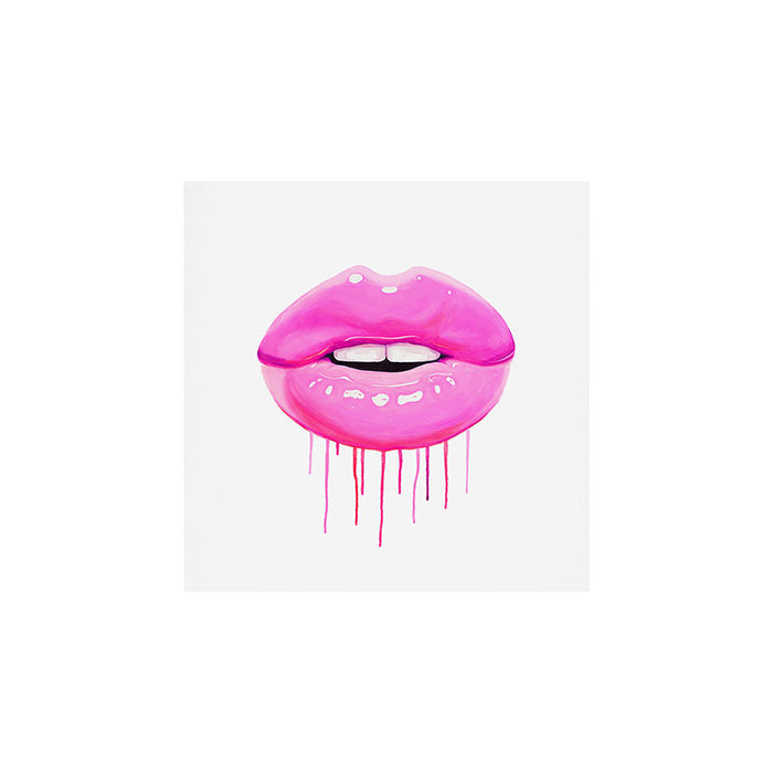 Pink lips Art Print Gallery Image 1