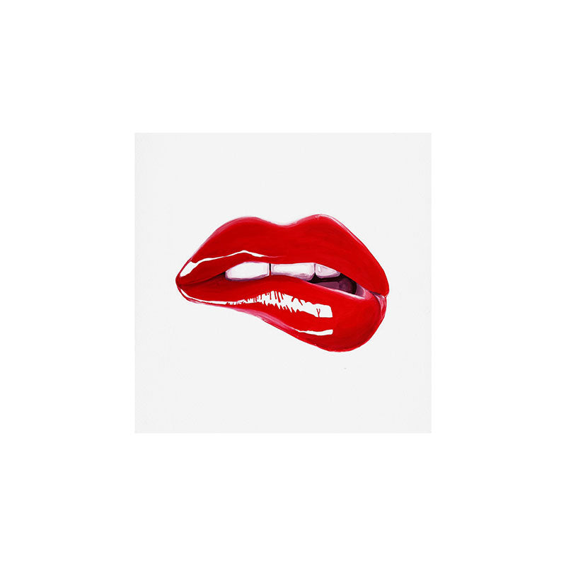 Red Lips Art Print Gallery Image 1