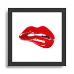 Red Lips Framed Art Print Gallery Image 1
