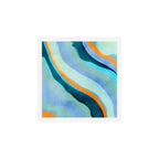 Abstract Blue Fluid Art Print Gallery Image 1