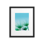Airhead - memphis throwback retro vintage ombre blue palm springs socal california dreamer pop art Framed Art Print Gallery Image 5