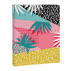 Bingo - throwback retro memphis neon tropical socal desert festival trendy hipster pattern pop art Canvas Print Gallery Image 6