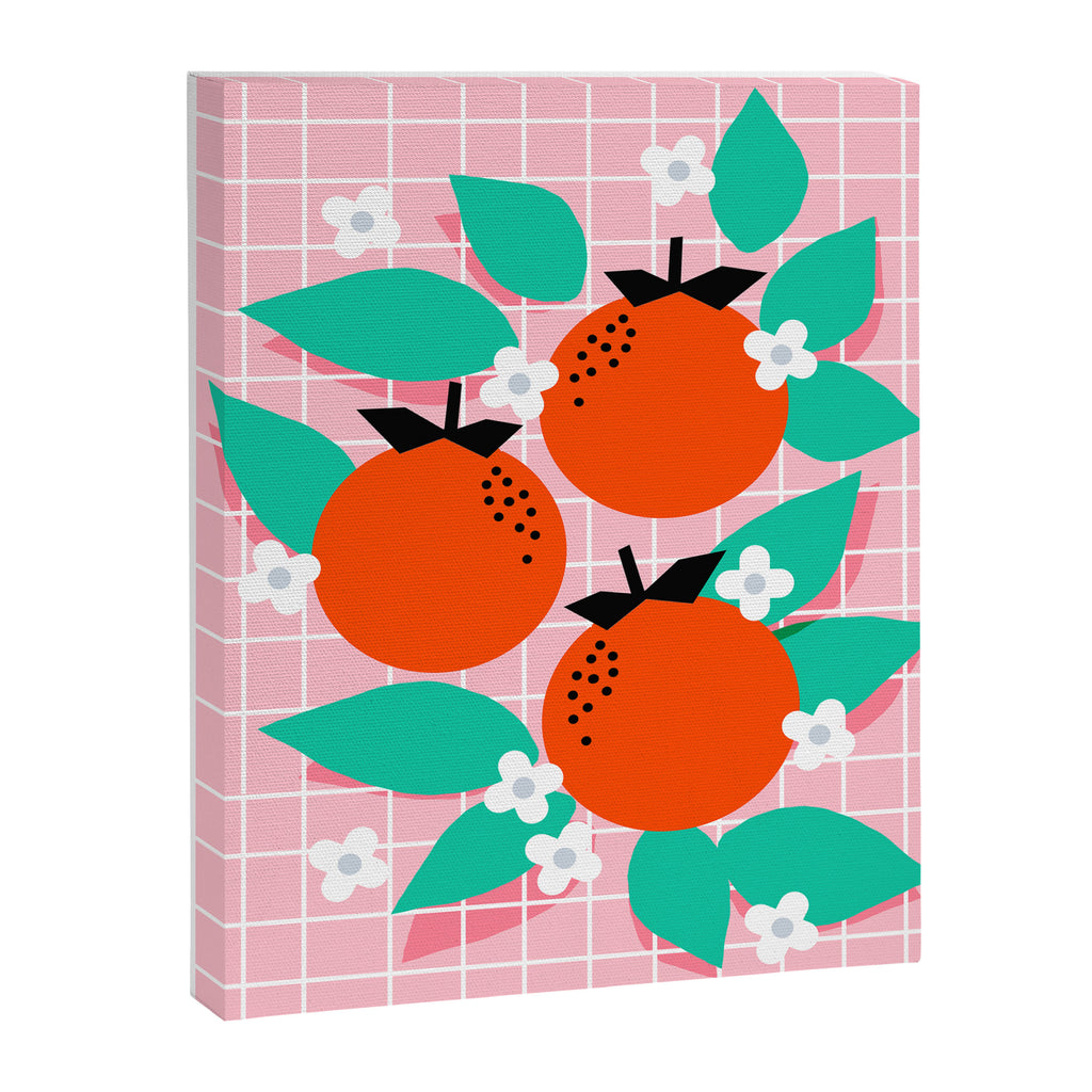 Bodacious - modern abstract minimal 1980s throwback memphis design trendy palm springs art Canvas Print Gallery Image 6