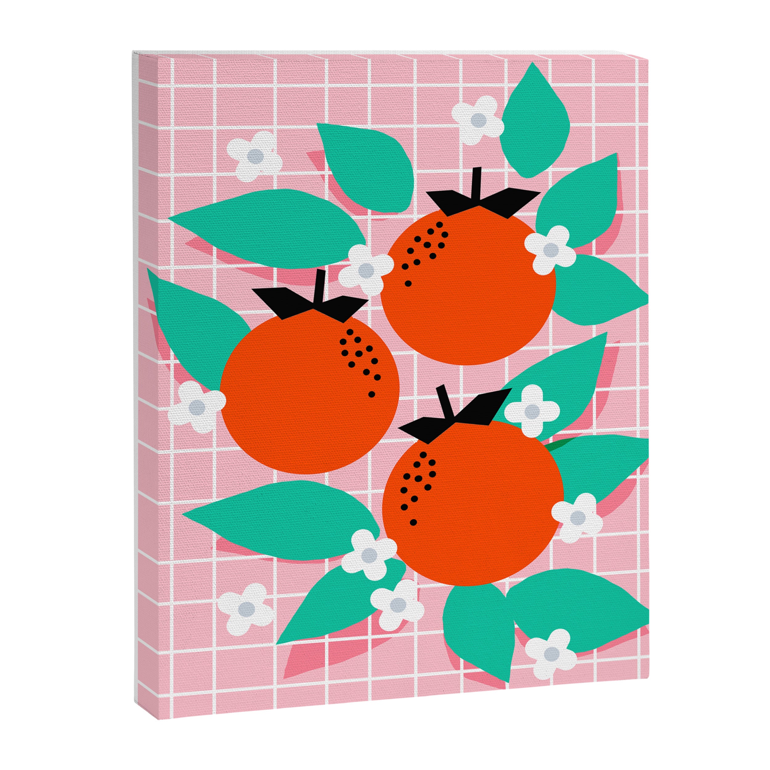 Bodacious - modern abstract minimal 1980s throwback memphis design trendy palm springs art Canvas Print Gallery Image 6
