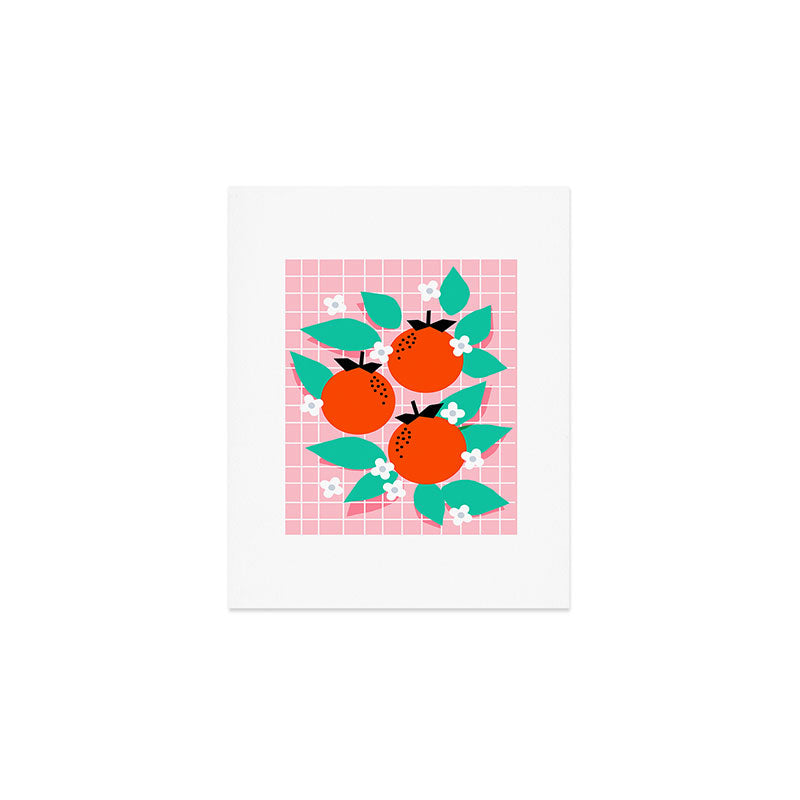 Bodacious - modern abstract minimal 1980s throwback memphis design trendy palm springs art Art Print Gallery Image 1