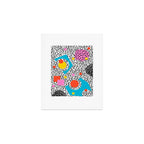 Get Real - memphis abstract pattern retro 80s design minimalist gifts colorful 1980's trend Art Print Gallery Image 1